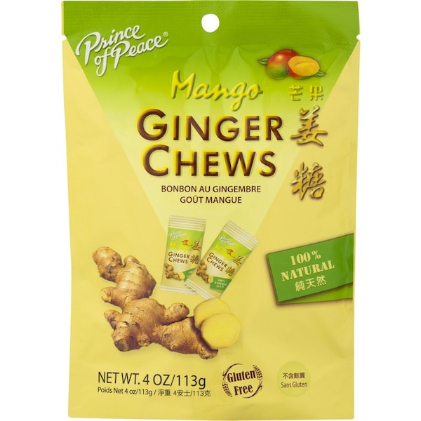 Príncipe de la Paz Dulces de Mango y Jengibre 4 oz - F-04114