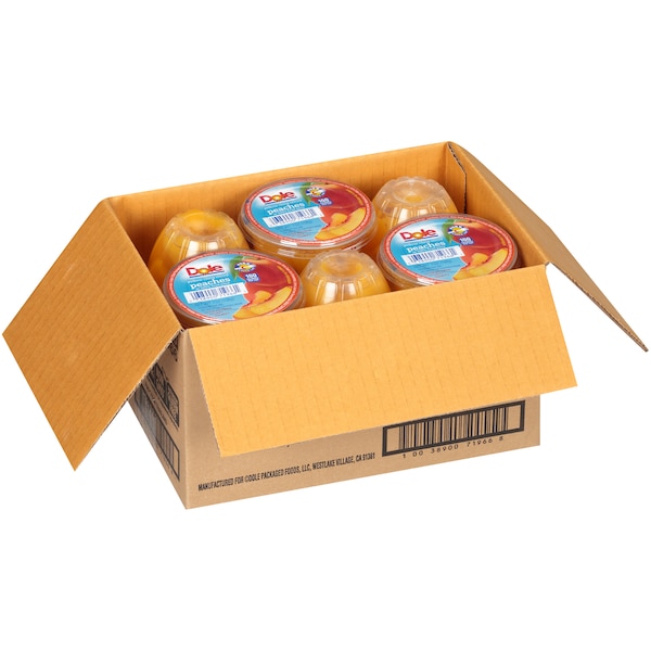 Duraznos Dole rebanados en jugo en envase de 7 oz., paquete de 12 - 71966