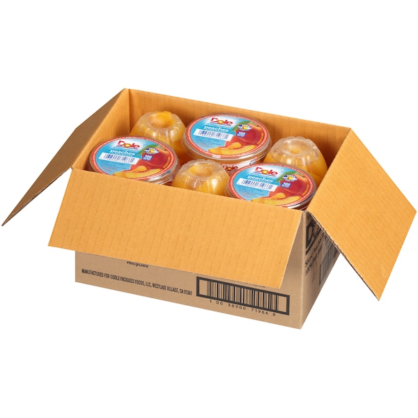 Duraznos Dole rebanados en jugo en envase de 7 oz., paquete de 12 - 71966