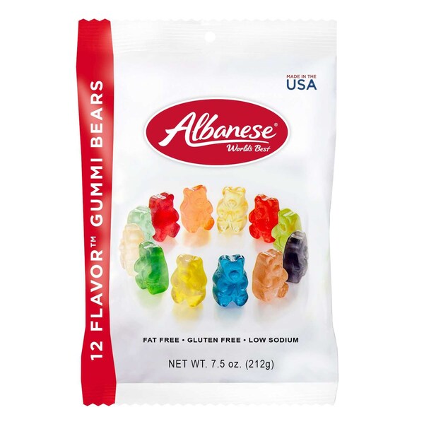 Albanese Worlds Best Sherbet Bears Stand Up Peg Bag Shipper, PK60 - 53402

Soporte de Exhibición de 60 bolsas de Albanese Worlds Best Sherbet Bears - 53402