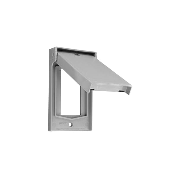 Leviton Electrical Box, 1-Gang Vertical- GFCI - 4998-GY