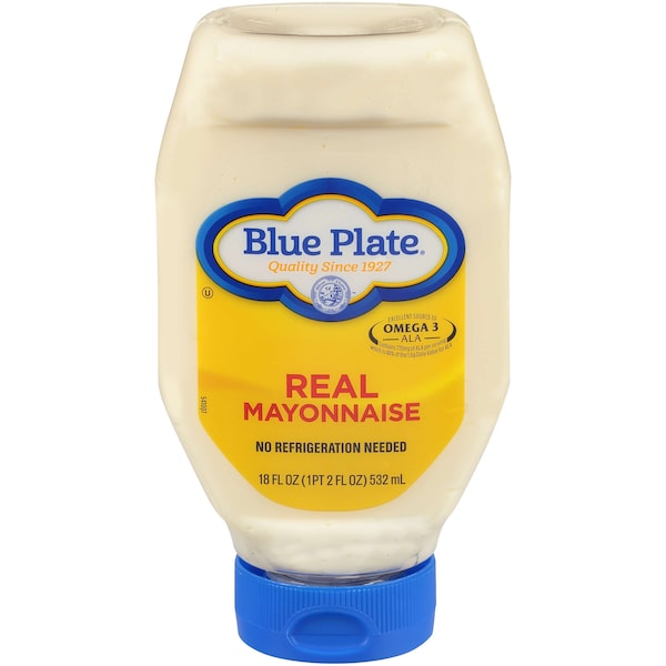 Plato Azul Mayonesa fácil de exprimir de 18 oz., paquete de 12 - 47900-53217