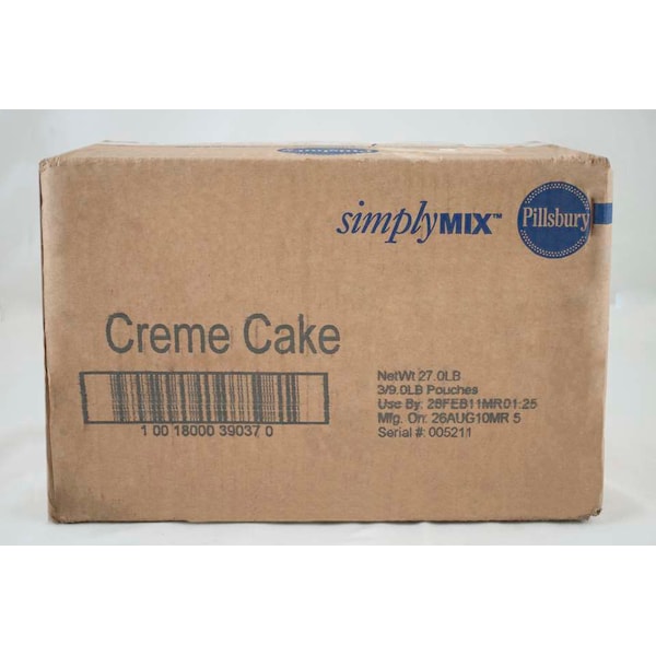 Mezcla para Pastel Pillsbury Simplymix de Pastel Cremoso 9lbs, paquete de 3 - 18000-39037