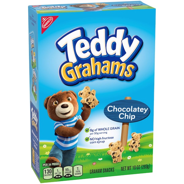 Teddy Grahams Nabisco Galletas de Chocolate Chip Teddy Grahams 10 oz., Paq. de 6 - 00597