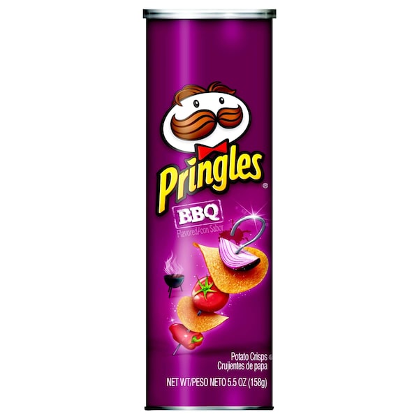 Pringles Papas Fritas Sabor BBQ 5.5 oz., Paquete de 14 - 3800018366