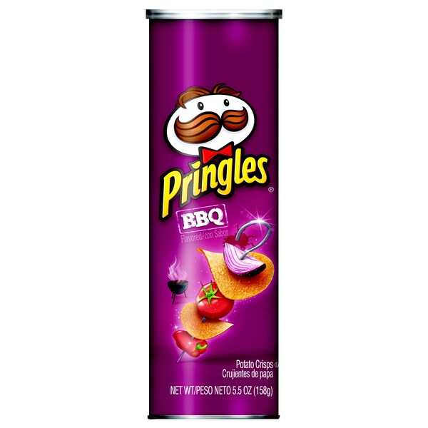 Pringles Papas Fritas Sabor BBQ 5.5 oz., Paquete de 14 - 3800018366