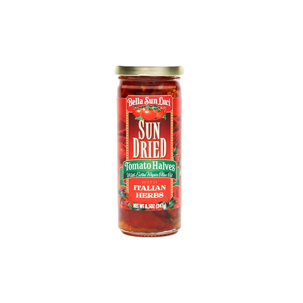 Bella Sun Luci 8.5 oz. Mitades de Tomate Seco en Aceite, PK12 - 70011.