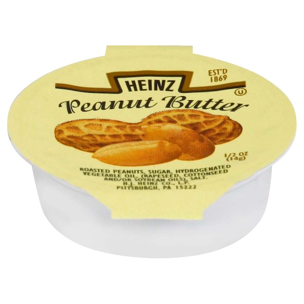 Mantequilla de cacahuate Heinz Heinz en taza de 0.5 oz, paquete de 100 - 10013000544501.