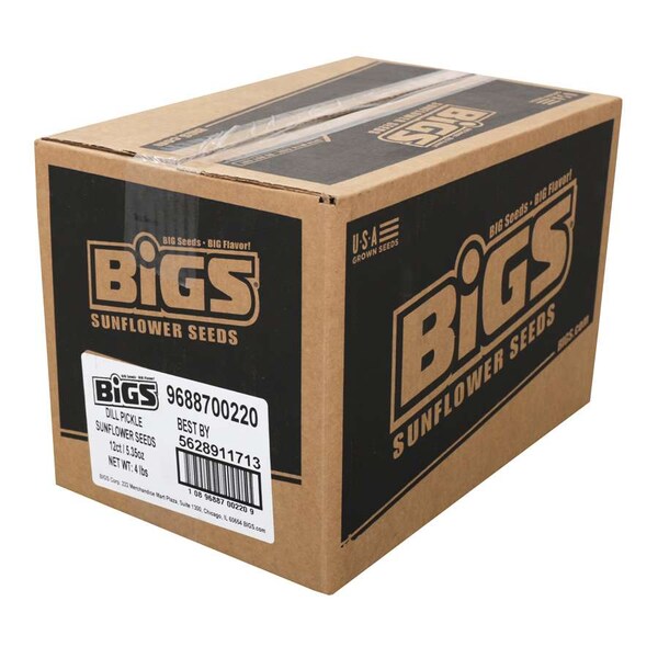 Semillas de girasol de pepinillos Bigs Bigs Vlasic 5.35 oz., paquete de 12 - 9688700220