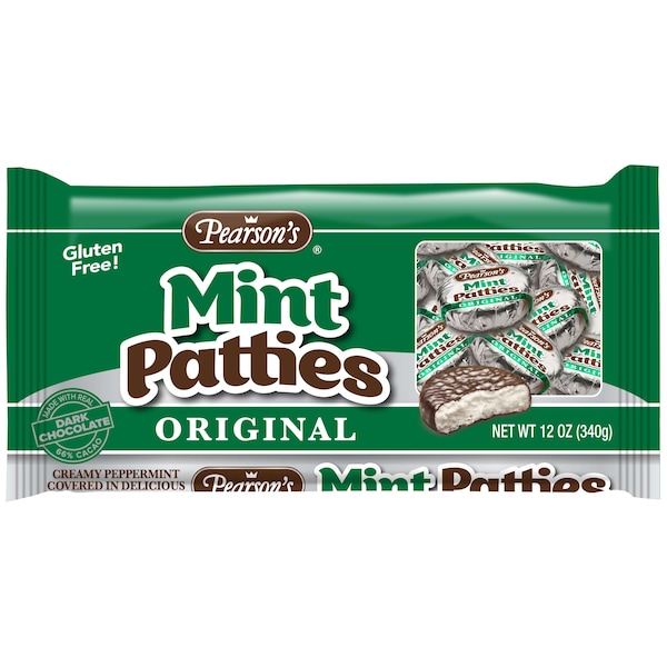 Pearson's Bolsa de Mentita Envuelta en Chocolate 12 oz., Paquete de 12 - 90672