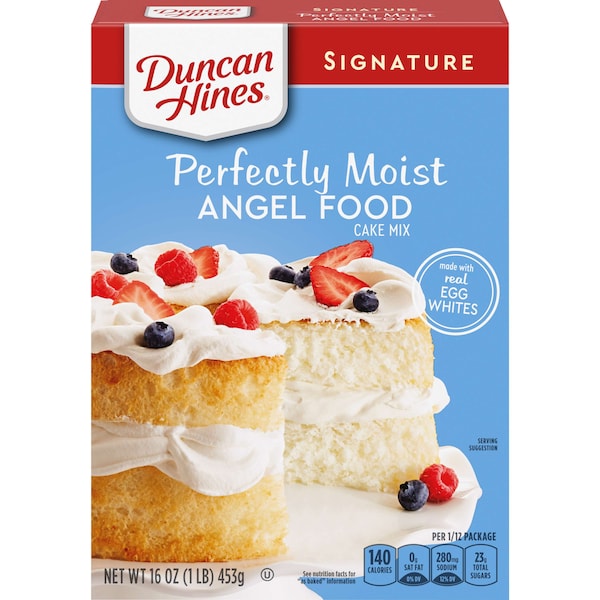 Duncan Hines Mezcla de Pastel Angel Food de Ángel 16 oz., PK12 - 4420941900