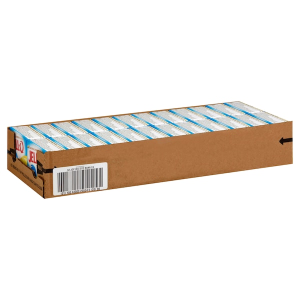 Natillas Instantáneas Jell-O Sin Azúcar y Grasa Sabor Plátano 0.9 oz., Paquete de 24 - 10043000205546