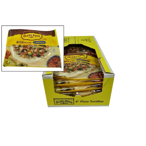 Old El Paso Old El Paso Shells Tortilla 8 11 oz., PK12 - 46000-27342

Viejo El Paso Tortillas de tortilla Old El Paso 8 11 oz., PAQ12 - 46000-27342