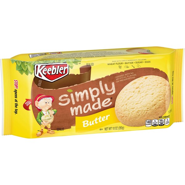 Galleta de mantequilla Keebler Simply Made de 10 oz., PK12 - 3010075733