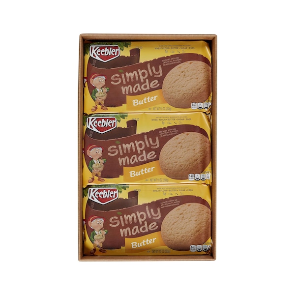 Galleta de mantequilla Keebler Simply Made de 10 oz., PK12 - 3010075733