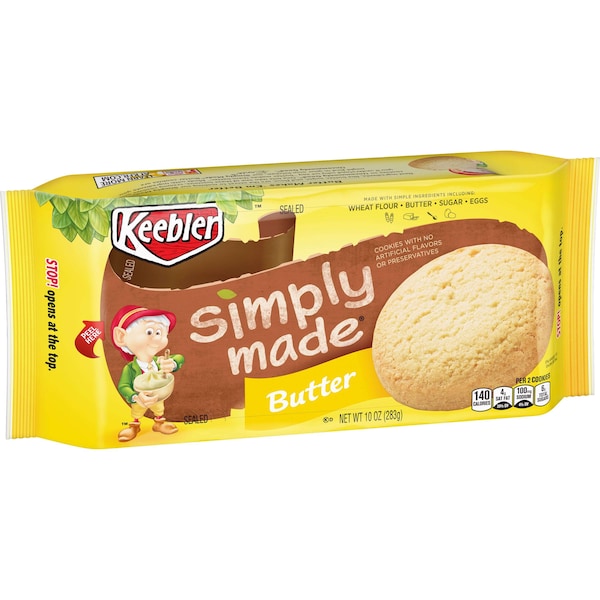 Galleta de mantequilla Keebler Simply Made de 10 oz., PK12 - 3010075733