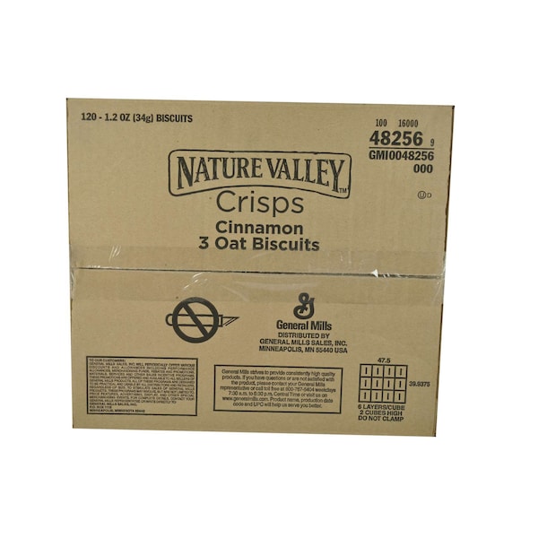 Nature Valley Barra Crujiente de Canela 1.2 oz., Paquete de 120 - 16000-48256