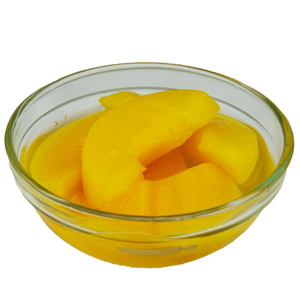Del Monte en almíbar extra ligero Durazno Amarillo en Rodajas 29 oz. Lata, Paquete de 6 - 2000489