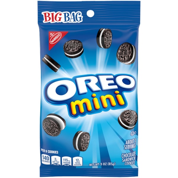 Galletas Sandwich Oreo Mini de Chocolate en Bolsa de 3 oz - 111077