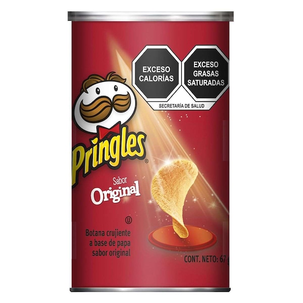 Pringles Papas Fritas Originales 2.3 oz., Paquete de 12 - 3800084563