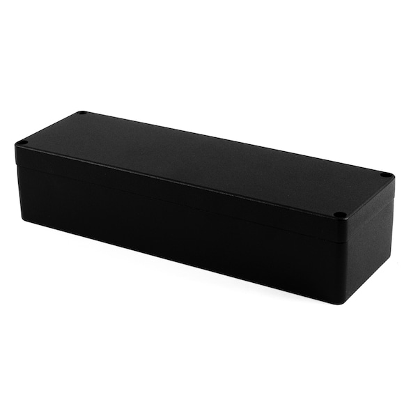 Hammond Aluminum Electrical Enclosures, 9.85 in H, 2.24 in D, 3.13 in W, NEMA 4, 4X, 6, 6P, 12, 13 - 1590Z140BK