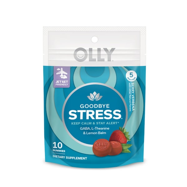 Gomitas de Verbena Estresante con Bayas Rojas de Olly, paquete de 10 - 01598