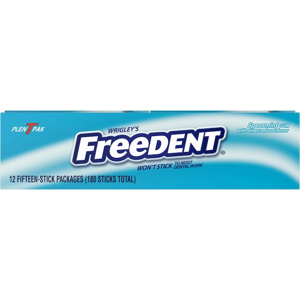 Freedent Freedent Chicle de Menta 15 Piezas, Paquete de 360 - 259659