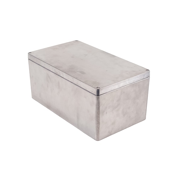 Hammond Aluminum Electrical Enclosures, 15-3/4 in H, 7.09 in D, 9.06 in W, Screw On - 1590Z250