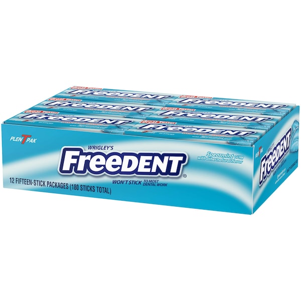 Freedent Freedent Chicle de Menta 15 Piezas, Paquete de 360 - 259659
