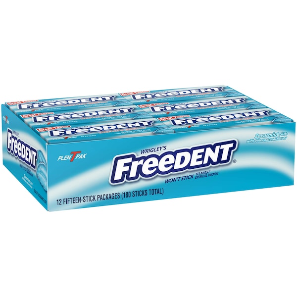 Freedent Freedent Chicle de Menta 15 Piezas, Paquete de 360 - 259659