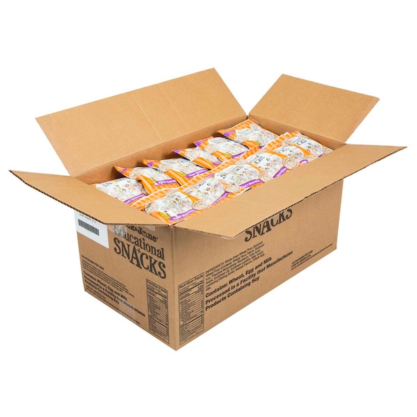 Galletas educativas de refrigerio de comida y nutrición Dick y Jane en bolsa de 1 oz, paquete de 120 - ES1001