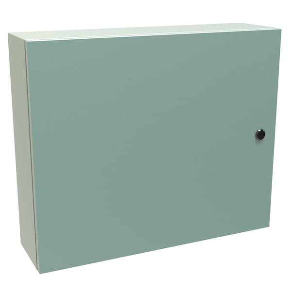 Hammond Steel Electrical Enclosures, 20 in H, 6 in D, 24 in W, NEMA 4, Hinged - EN4SD20246GY