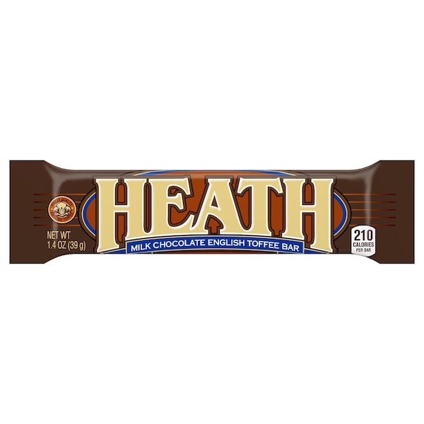 Barra de caramelo de chocolate con leche Hersheys Heath 1.4 oz - 1070006147