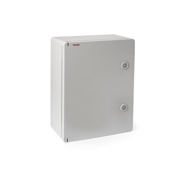 Famatel Polycarbonate Electrical Enclosures, 11.8 in H, 6.45 in D, 15.7 in W, NEMA 4X - 39134UL