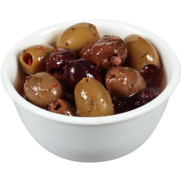 Perlas de Aceitunas Griegas Variadas y Descarozadas 6.3 oz., PK6 - 1970315
