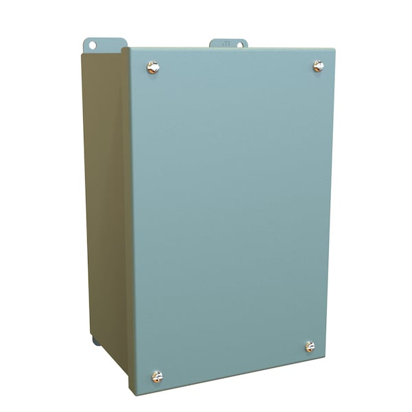 Hammond Steel Electrical Enclosures, 9-1/2 in H, 4-3/4 in D, 6-1/4 in W, NEMA 12, Lift Off - 1438H