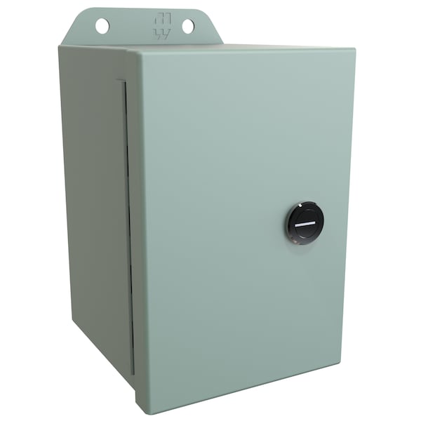 Hammond Steel Electrical Enclosures, 6 in H, 4 in D, 4 in W, NEMA 4, Hinged - EJ644