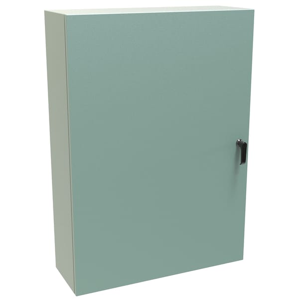 Hammond Steel Electrical Enclosures, 42 in H, 10 in D, 30 in W, NEMA 4, Hinged - EN4SD423010GY