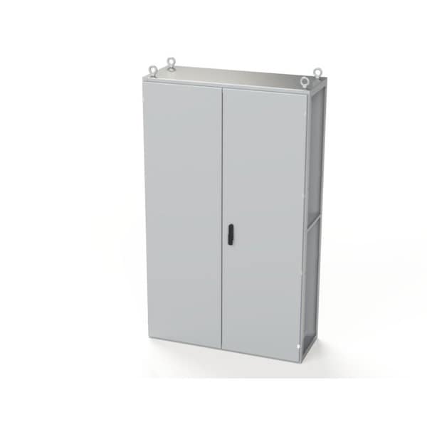 Saginaw Control & Engineering Carbon Steel Electrical Enclosures, 78.74 in H, 18 in D, 47.24 in W, NEMA 3R, 12, 13, Hinged - SCE-T201205LG