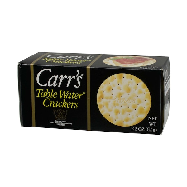 Galletas de Agua de Mesa Carr's Carr's Original Crackers 2.2 oz., paquete de 24 - 5929057306