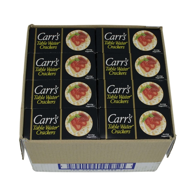 Galletas de Agua de Mesa Carr's Carr's Original Crackers 2.2 oz., paquete de 24 - 5929057306