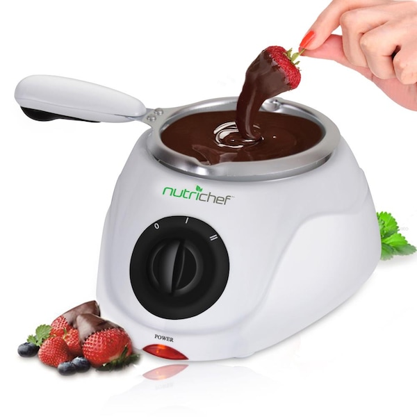 Juego de fondue eléctrico para derretir y calentar chocolate de Nutrichef - PKFNMK14