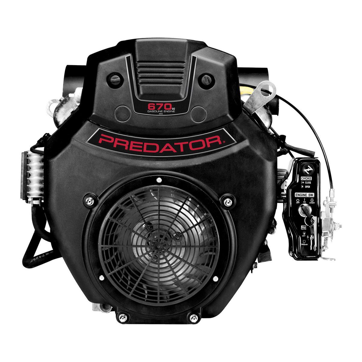 Depredador 22 HP (670cc) Motor a Gasolina de Eje Horizontal V-Twin, EPA - 61614