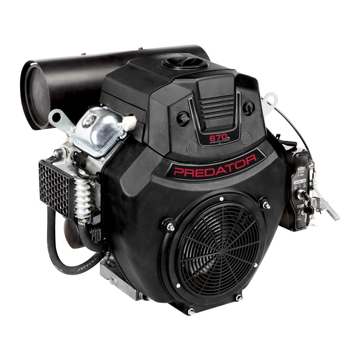 Depredador 22 HP (670cc) Motor a Gasolina de Eje Horizontal V-Twin, EPA - 61614