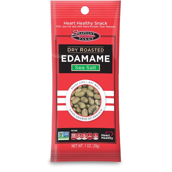 Seapoint Farms Edamame Tostado Seco con Sal Marina, PK50 - D787