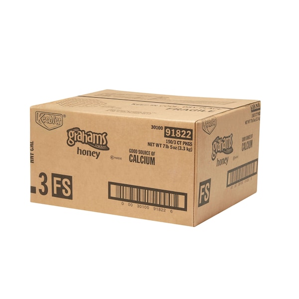 Galleta Keebler Keebler de Miel Graham con Calcio 3 Galletas, PK150 - 3010091822