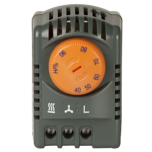 Wiegmann Hygrostat, 2 in. H x 2 in. W x 2 in. L, Plastic - HMC230V