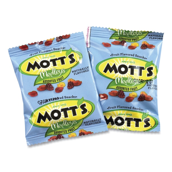 Bocadillos de fruta Motts Medleys, bolsa de 0.8 oz, Paquete de 90 unidades - 66002