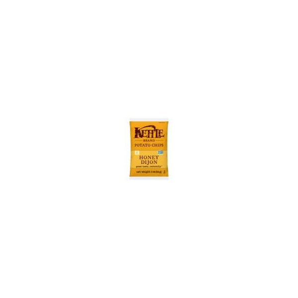 Kettle Foods Papas Fritas de Papa Kettle con Miel Dijon 2 oz., Paquete de 6 - 109483