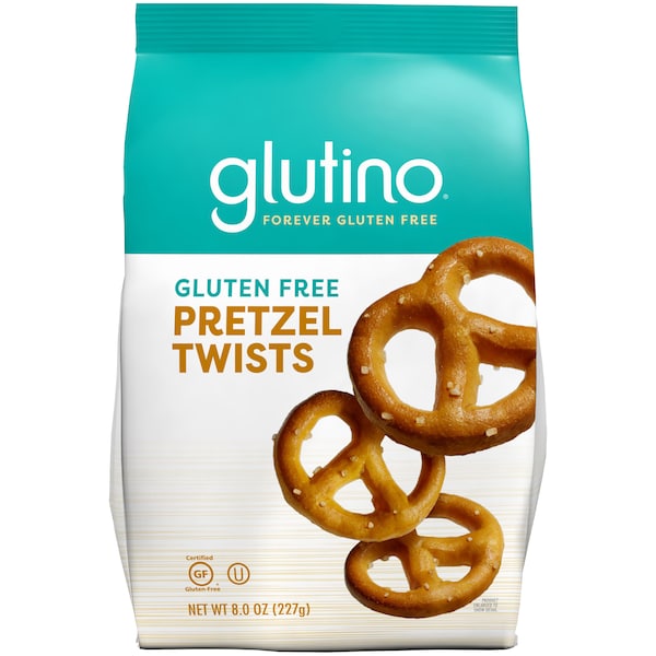 Glutino Glutino Pretzel Twists sin gluten de 8 oz. Paquete, PK12 - 04008